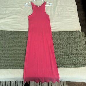 Pink bodycon dress